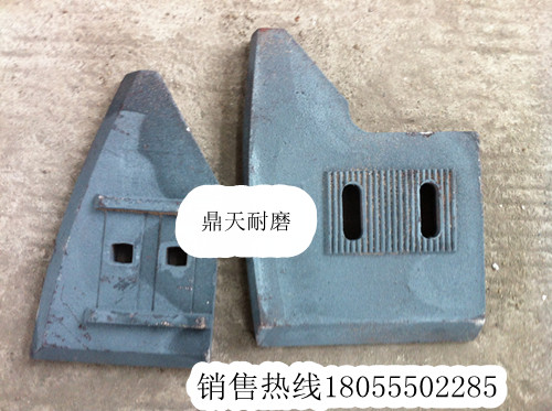 廠(chǎng)家直銷(xiāo)青島科尼樂(lè )1.5方攪拌機配件，青島科尼樂(lè )中葉片、端襯板